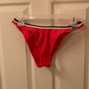 NWT Red, White & Blue M Bikini Bottom High Leg